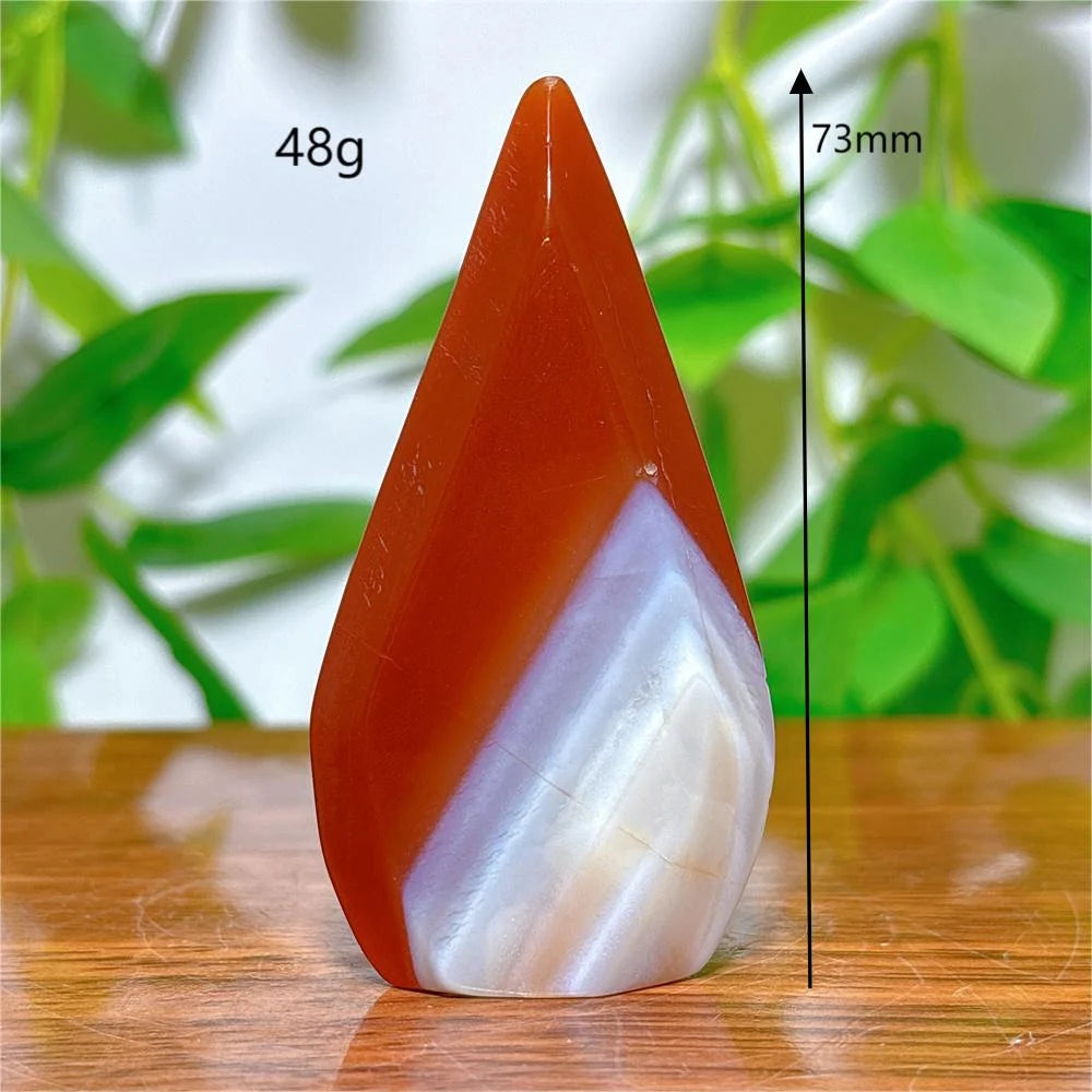 Carnelian Free Form Crystal - Natural Stone for Home Décor, Energy Healing & Spiritual Growth