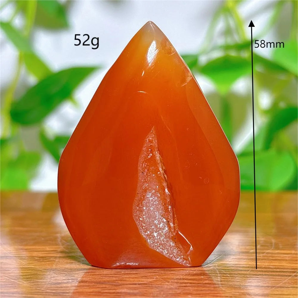 Carnelian Free Form Crystal - Natural Stone for Home Décor, Energy Healing & Spiritual Growth