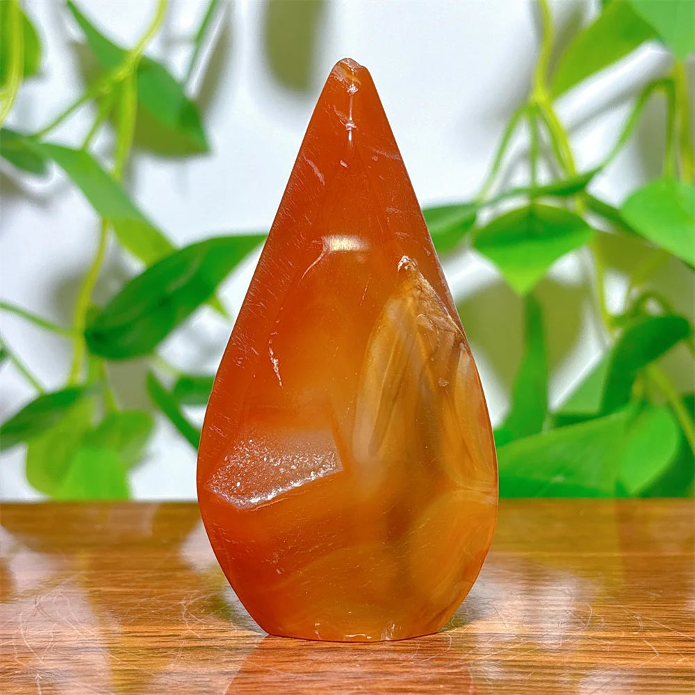 Carnelian Free Form Crystal - Natural Stone for Home Décor, Energy Healing & Spiritual Growth