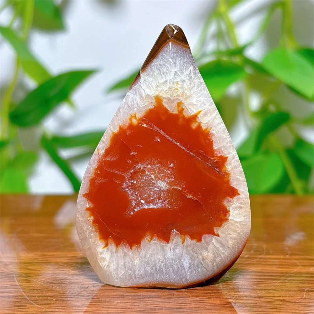 Carnelian Free Form Crystal - Natural Stone for Home Décor, Energy Healing & Spiritual Growth