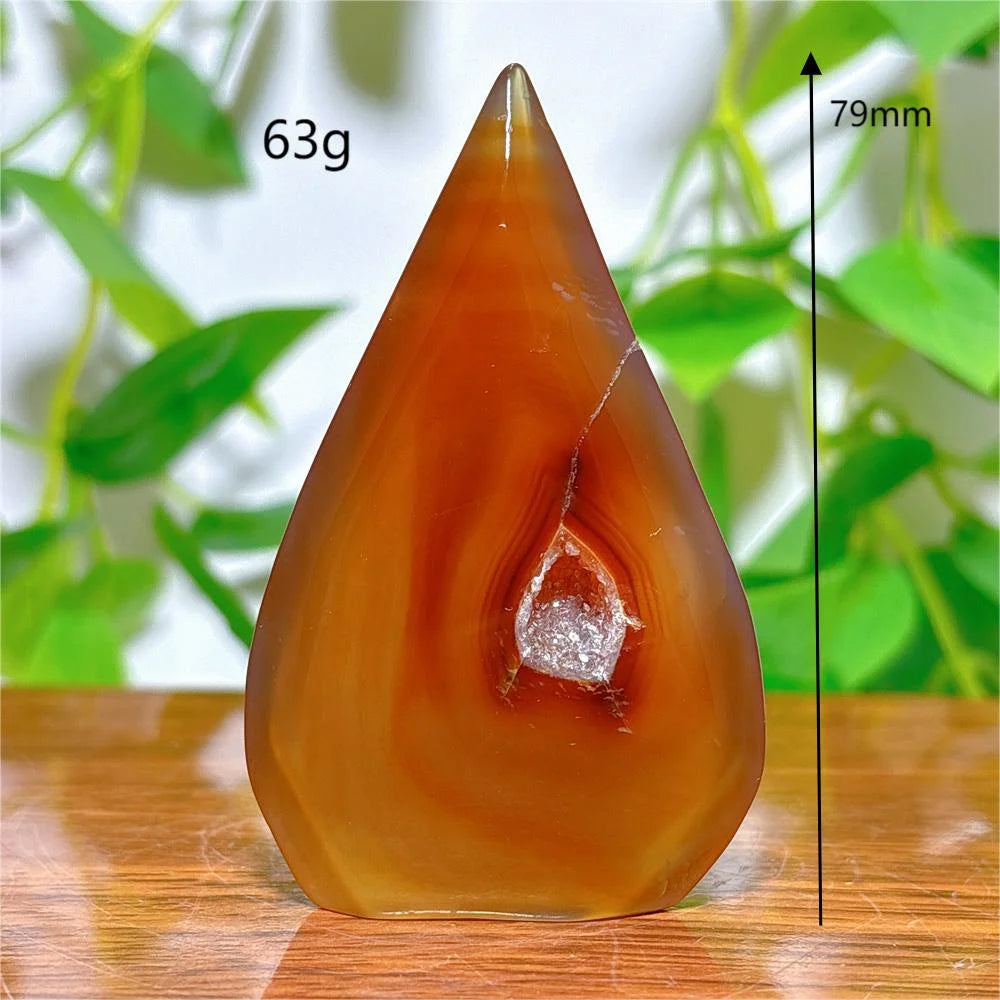 Carnelian Free Form Crystal - Natural Stone for Home Décor, Energy Healing & Spiritual Growth