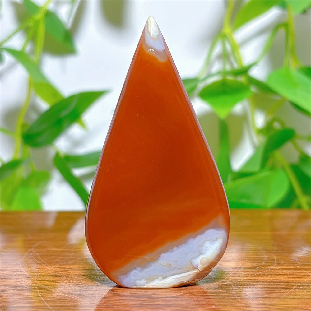 Carnelian Free Form Crystal - Natural Stone for Home Décor, Energy Healing & Spiritual Growth